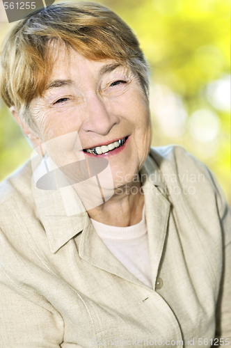 Image of Elderly woman smiling