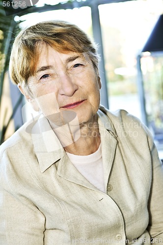 Image of Elderly woman smiling