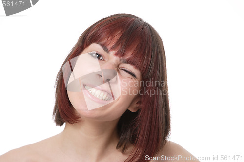 Image of happy young woman