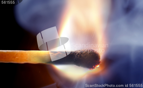 Image of A burning Match