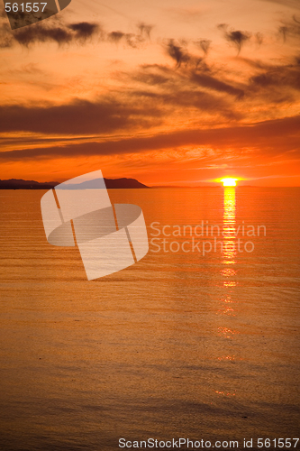 Image of Strait of Juan de Fuca Sunset