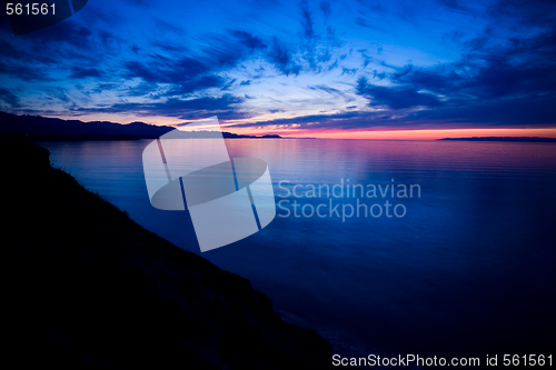 Image of Strait of Juan de Fuca Sunset