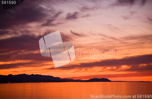 Image of Strait of Juan de Fuca Sunset