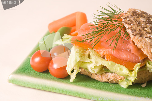 Image of Salmon sandwich