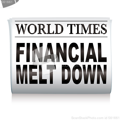 Image of newspaper financial