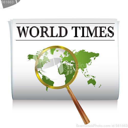 Image of newspaper world