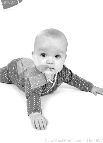 Image of Baby lying on the floor