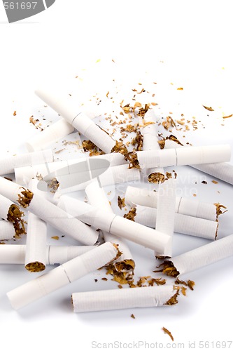 Image of broken cigarettes