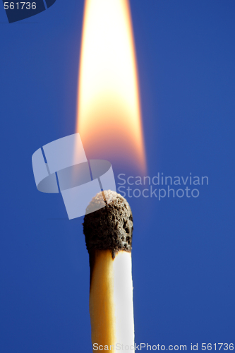 Image of A burning Match