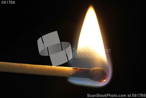 Image of A burning Match