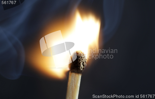 Image of A burning Match