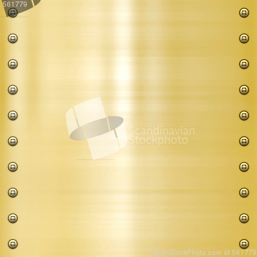 Image of gold plate background