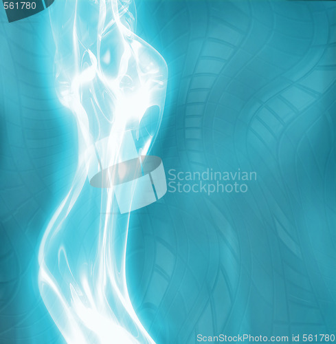 Image of abstract female ice