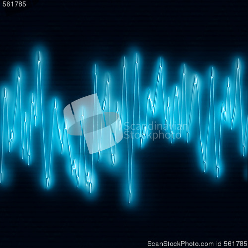 Image of extreme sound wave