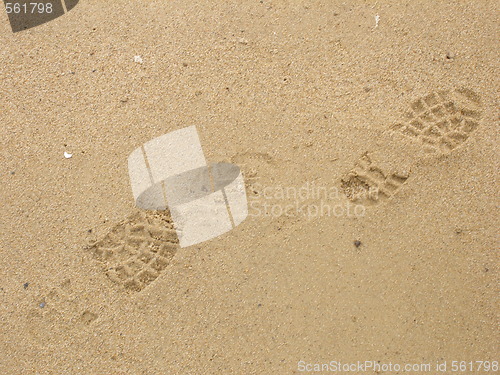 Image of foot prints