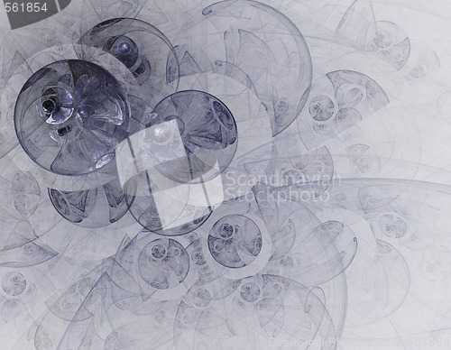 Image of Abstract fractal circles