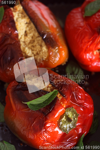 Image of Cous-cous stuffed peppers