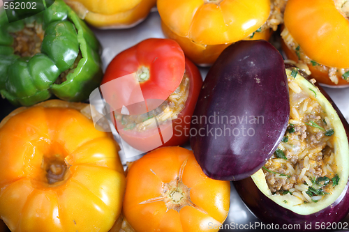 Image of Oven ready stuffed vegetables