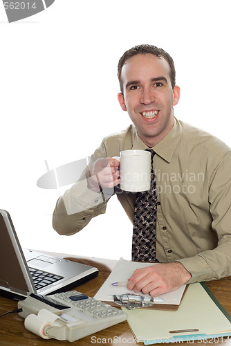 Image of Lawyer Drinking Coffee