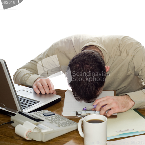 Image of Depressed Businessman