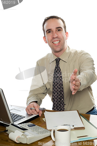 Image of Businessman Shaking Hand