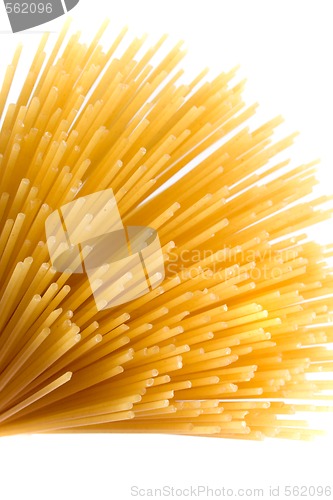 Image of uncooked spaghetti 