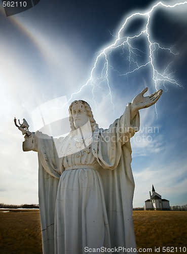 Image of christ statue