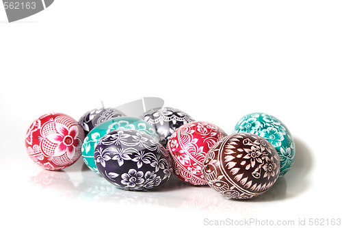 Image of easter eggs