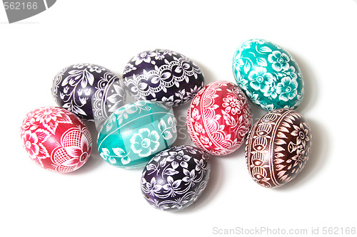 Image of easter eggs