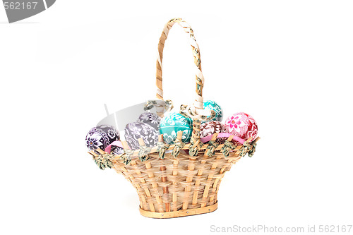 Image of easter eggs