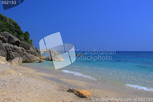 Image of summer on the beach in Greece