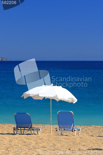 Image of summer on the beach in Greece