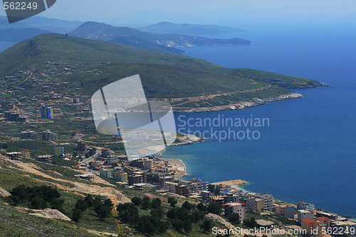 Image of city of Saranda in Albania