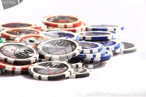 Image of Casino gambling chips