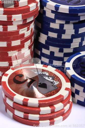 Image of Casino gambling chips