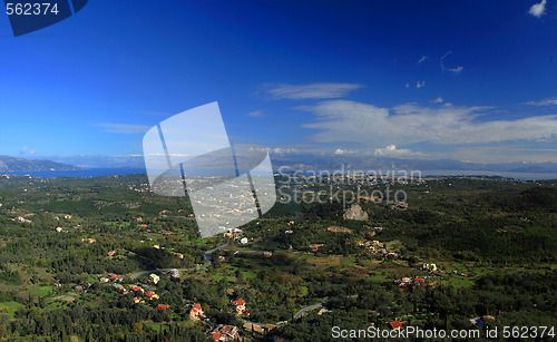 Image of Overview on the Ionian island of Corfu