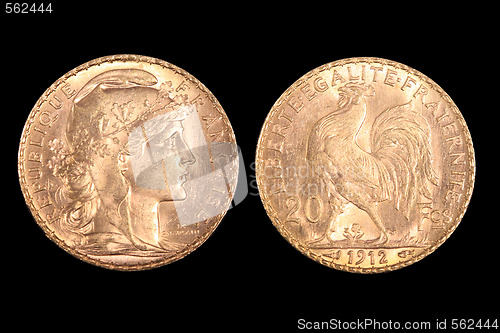 Image of French gold coin