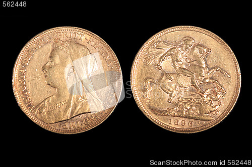 Image of English gold coin