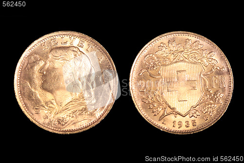 Image of Swiss gold coin