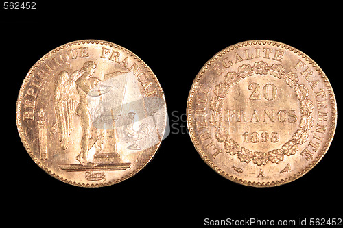 Image of French gold coin