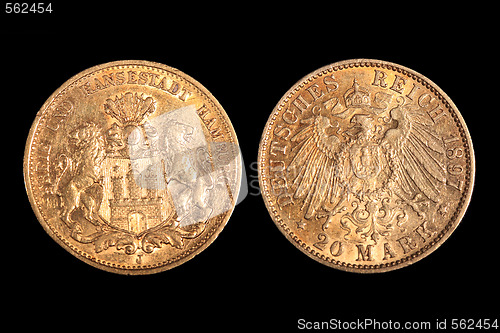 Image of German gold coin