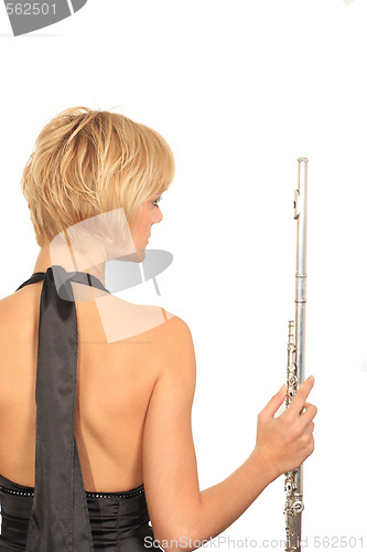 Image of Portait of a flautist