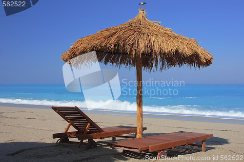 Image of summer on the beach in Greece