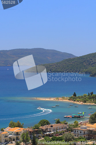 Image of Nidri on Lefkas island Greece