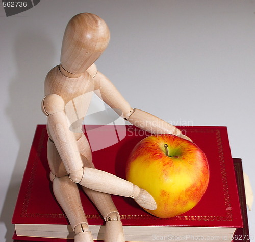Image of apple for the teacher