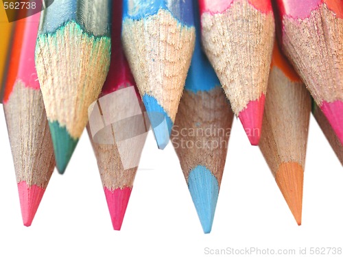 Image of wooden crayons