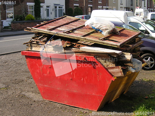 Image of skip of rubbish