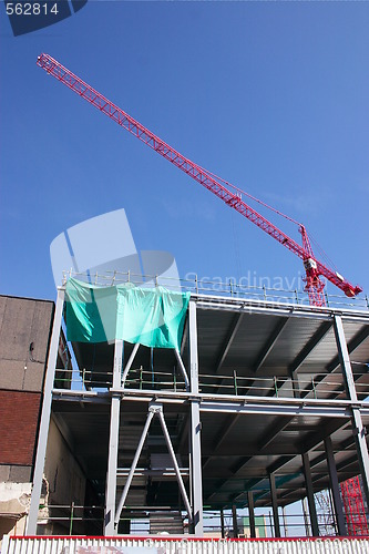 Image of consruction site crane