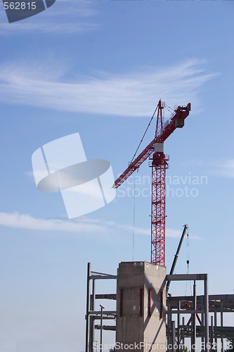 Image of crane on site