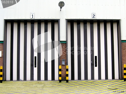 Image of loading bay doors